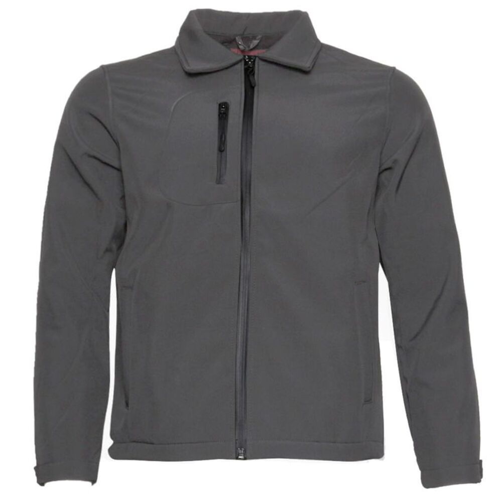 Men's Jacket Fleece Lined Full Zipper Water Resistant Polyester Jerry Top